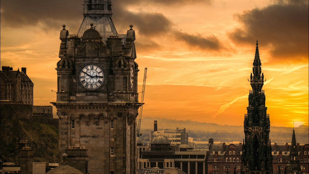 Edinburgh, UK in Winter❄️, the Beautiful Sceneries and Nostalgic Music
