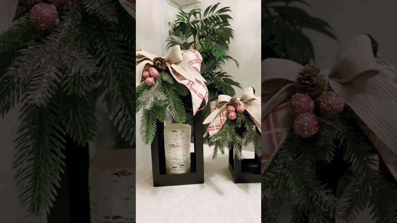 Just a simple lantern #dollartree #lantern #diy #christmasdecor #sub_confirmation Please subscribe🥰