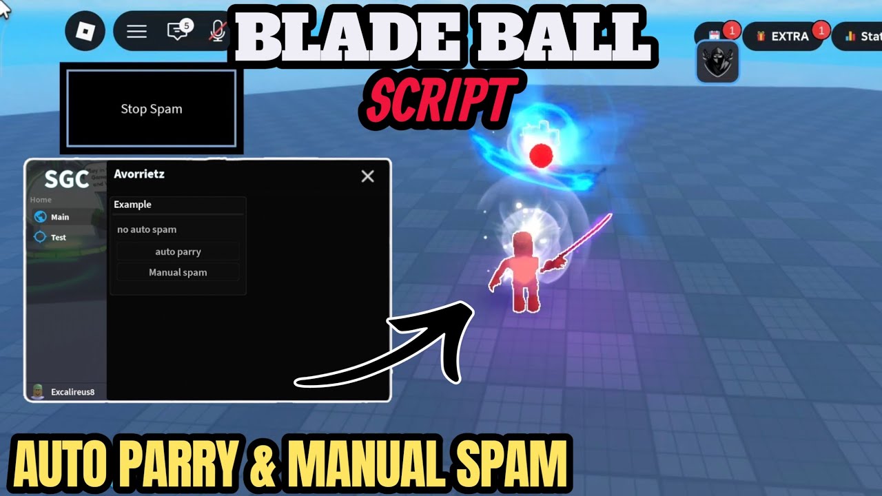 Blade Ball Script *NO KEY* ─ AUTO PARRY | AUTO SPAM | MANUAL SPAM | PASTEBIN!