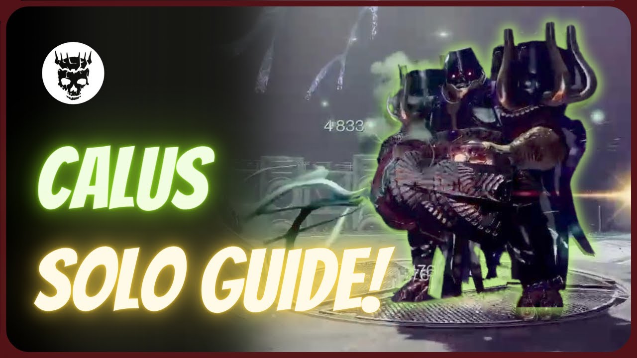 Destiny 2 Calus Bosskampf Legend&auml;r Solo Guide / Calus Boss Fight