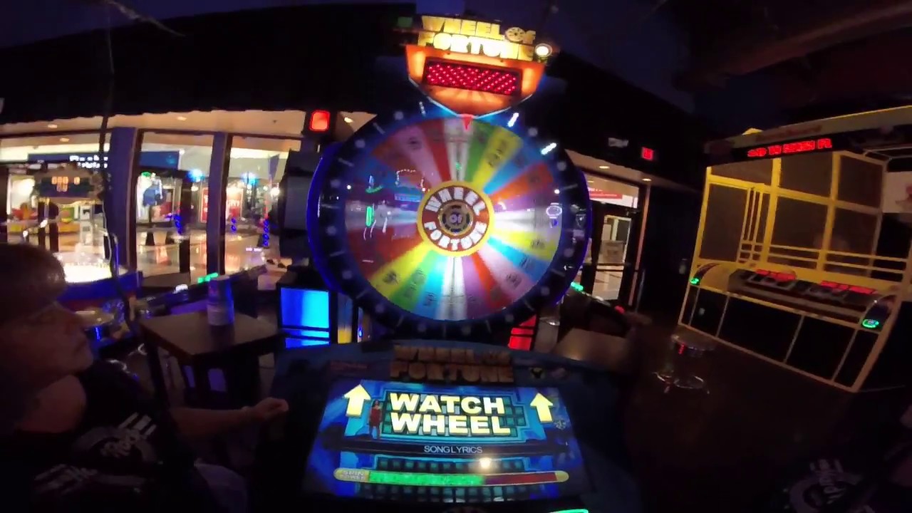 Wheel of Fortune ticket Arcade Game dave and buster's