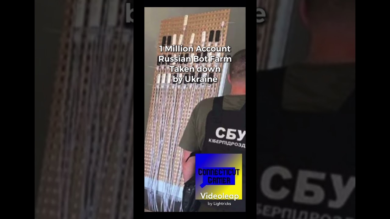 1 Million Account Russian Bot Farm Taken down by Ukraine 