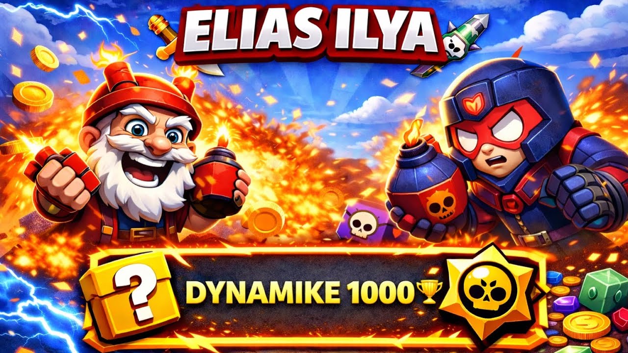 ICH HABE ES GESCHAFFT! 💥 Dynamike 1000 🏆 | Brawl Stars by Elias | Folge 4 