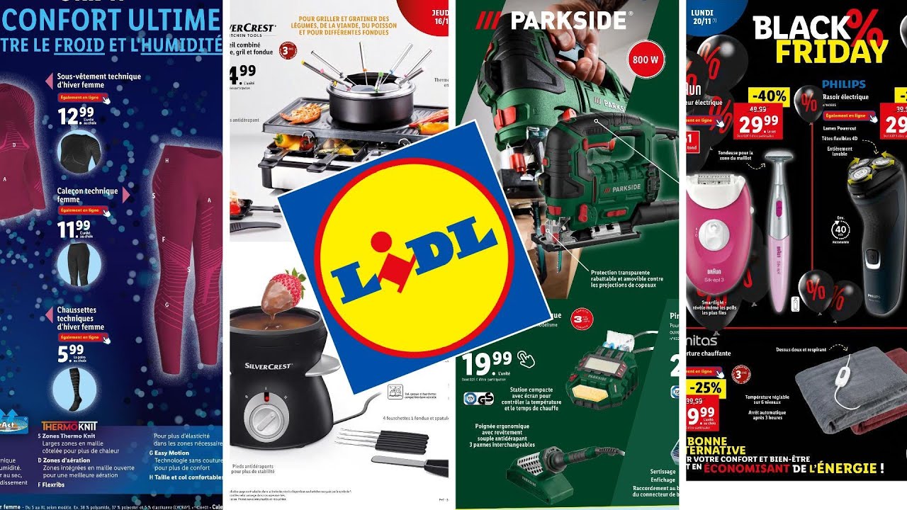 🇫🇷 ARRIVAGES LIDL -  SEMAINE DU 15 AU 21 NOVEMBRE 2023