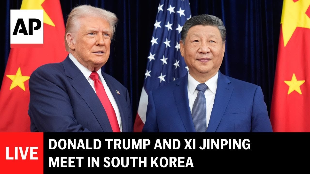LIVE: Donald Trump and Xi Jinping's meeting in Busan, South Korea