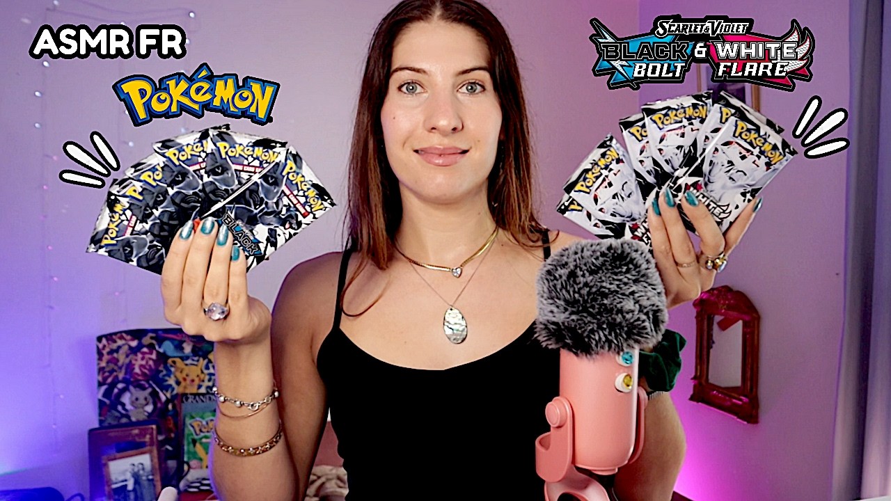 ASMR Pokémon Ouverture BLACK BOLT & WHITE FLARE🖤🤍