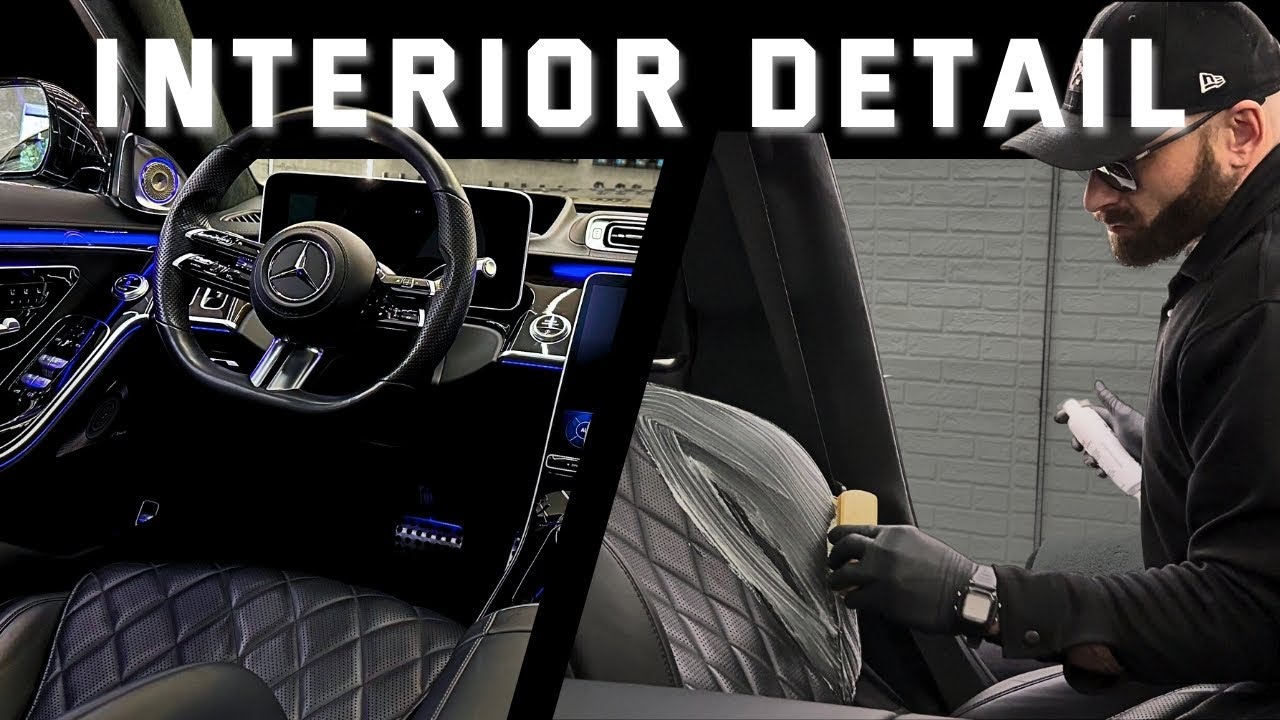 PRZYGOTOWANIE DO ODDANIA LEASINGU - czyszczenie wnętrza MERCEDES S580