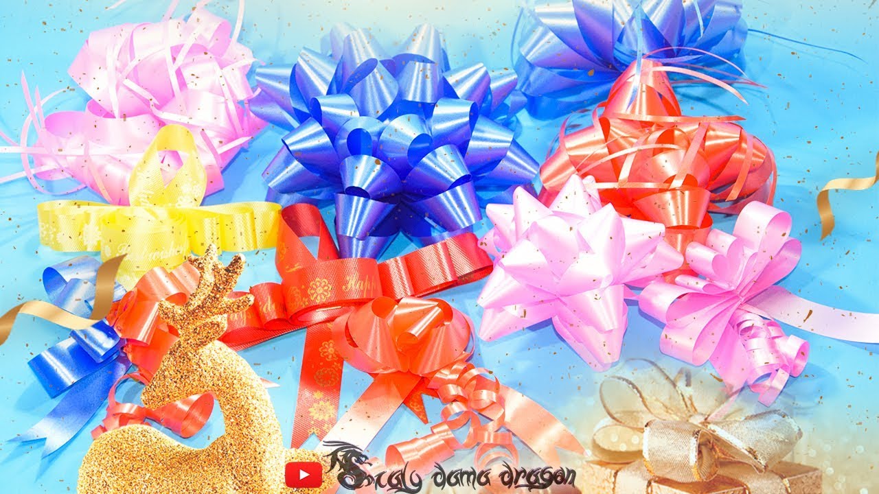 9 Formas de hacer moños o lazos para regalos