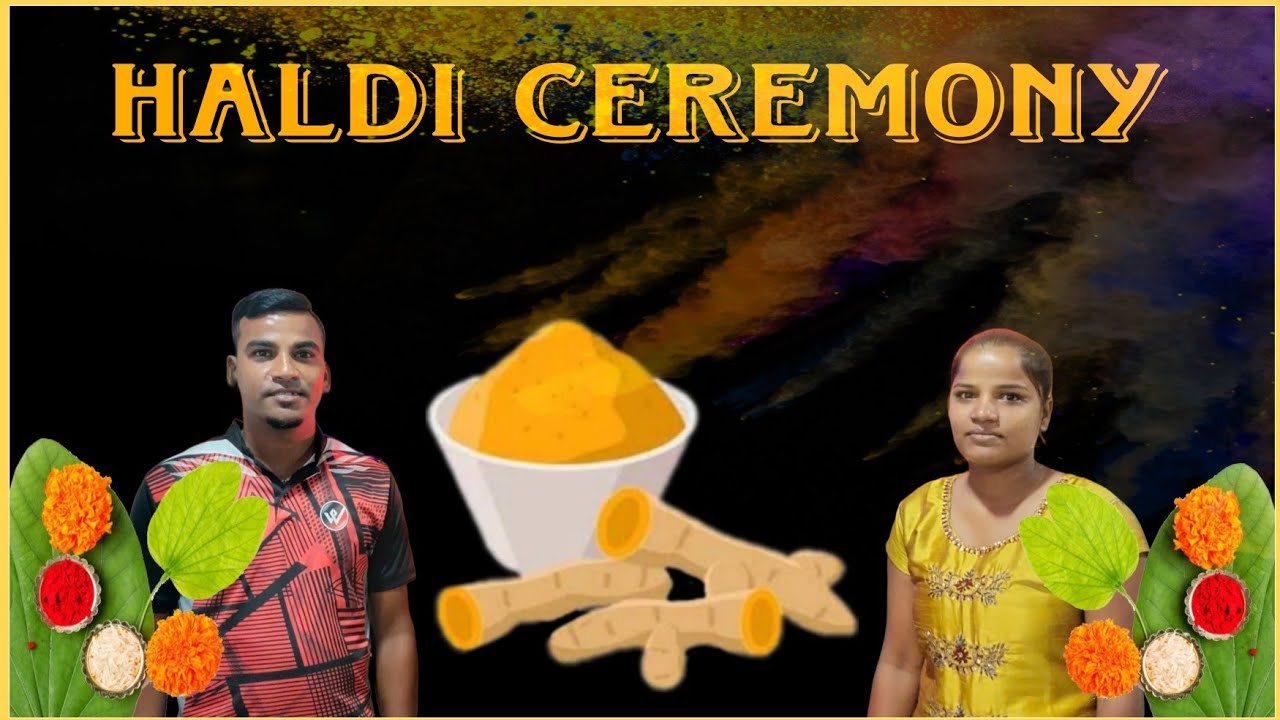 East indian tradition Haldi Ceremony