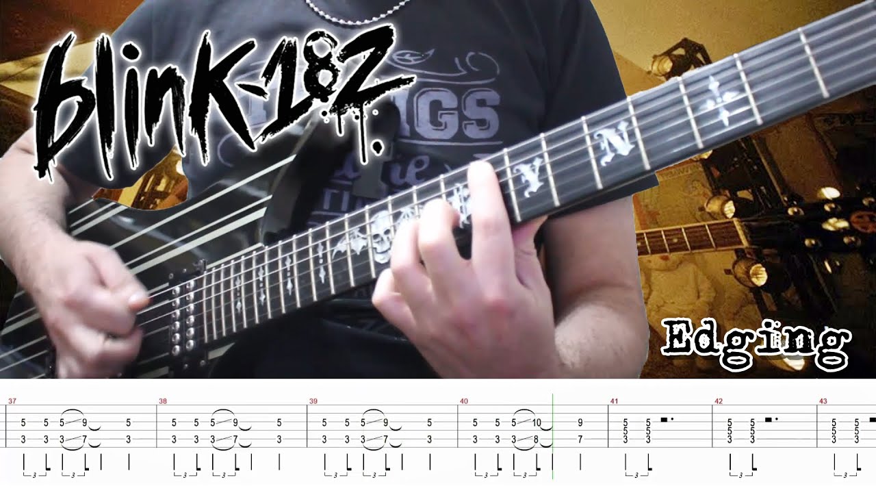 Blink 182 - Edging (Guitar Cover + TABS) | [NEW SONG 2022]