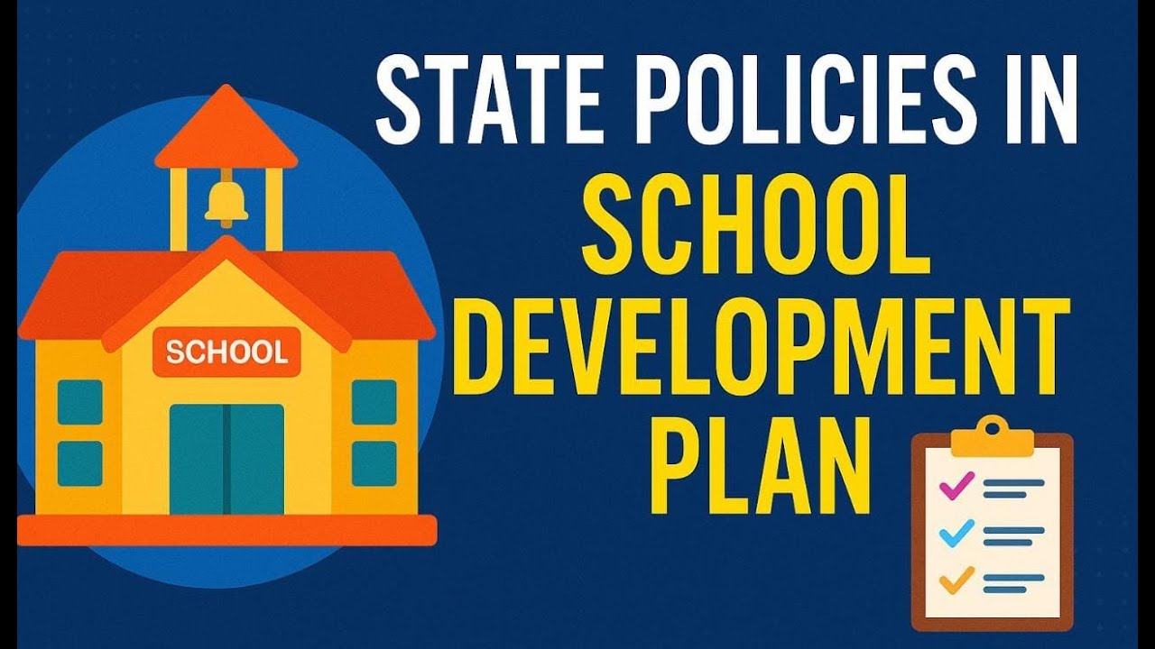 State Policies in School Development Plan (SDP) PE 6 Odisha B.Ed & Education Honours #bedexam