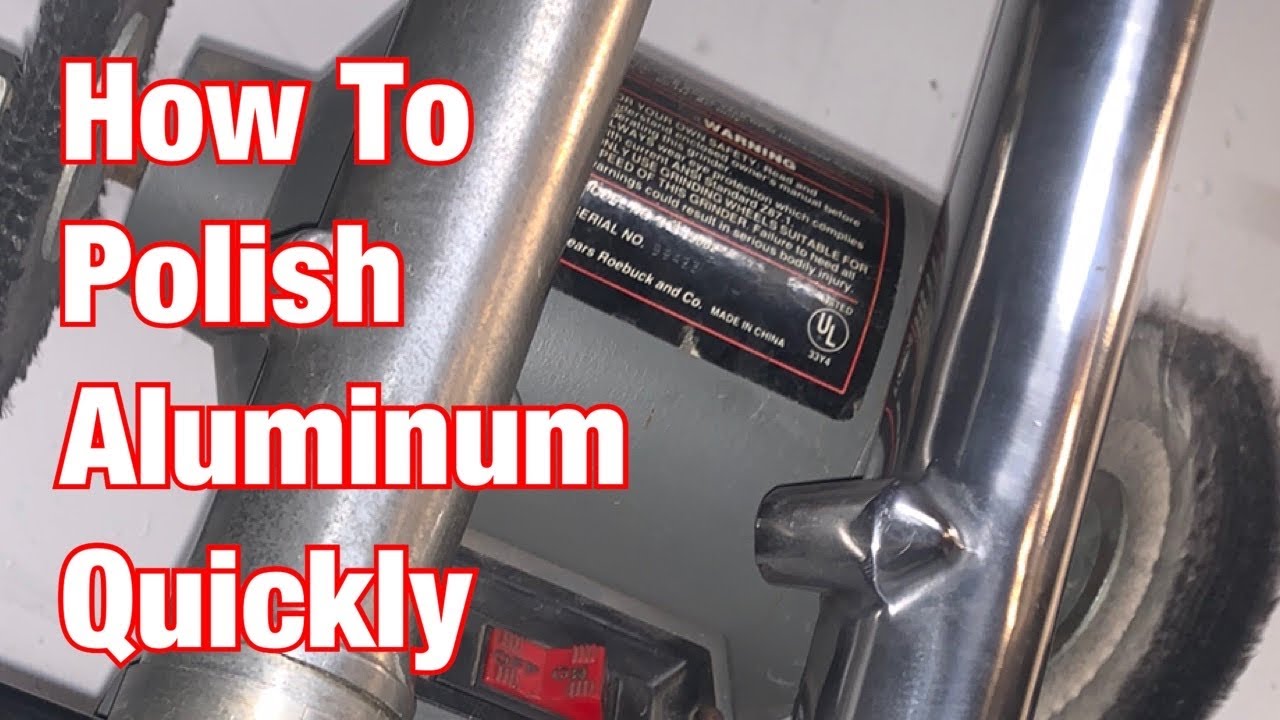 How To Polish Aluminum Quickly With A Buffing Wheel for CHEAP!