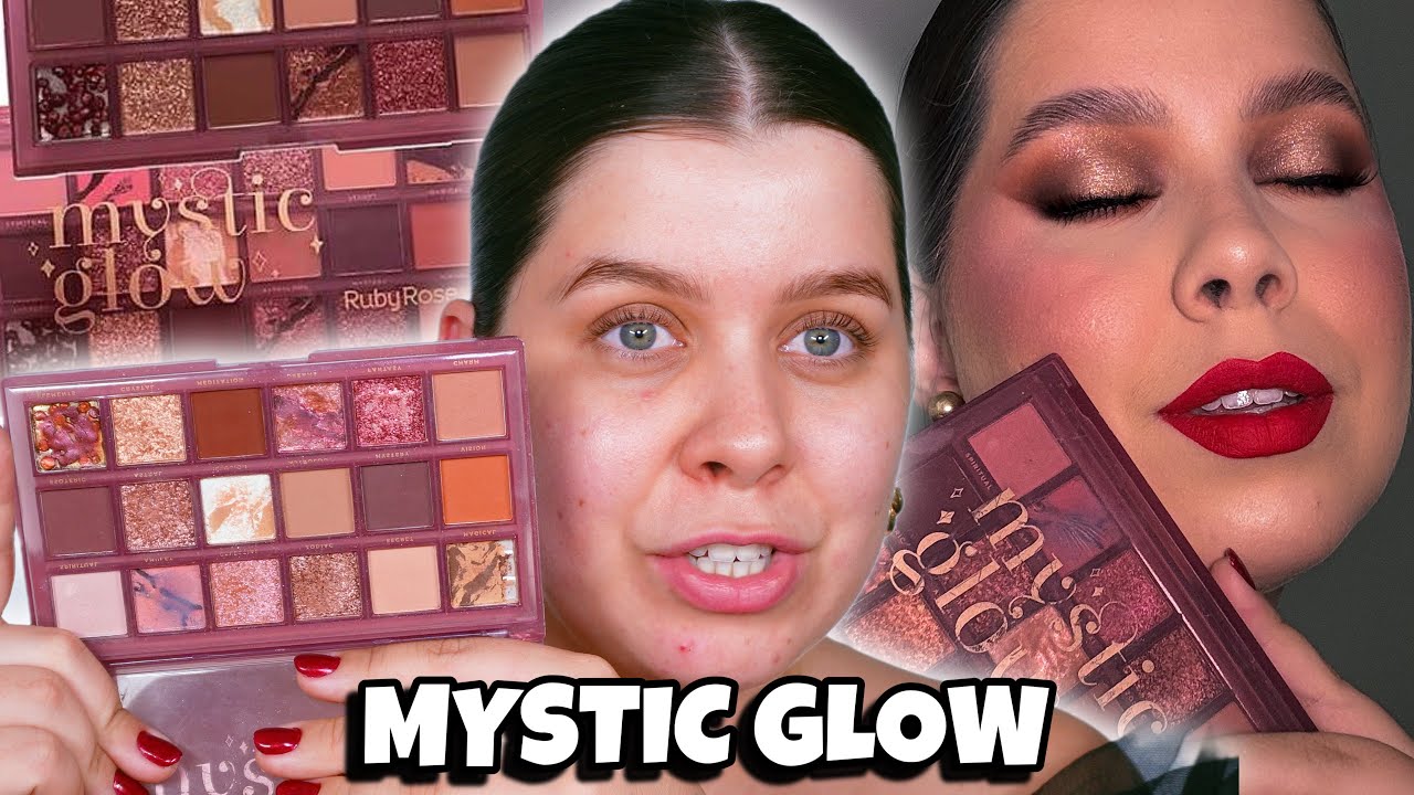 Make NATALINA com a paleta MYSTIC GLOW da Ruby Rose