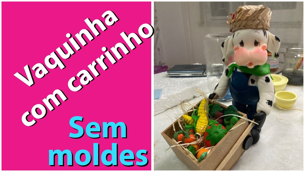 Vaquinha com carrinho/ Biscuit 1° parte