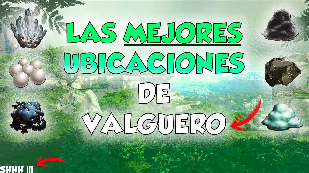 ✔¡¡¡MEJORES LUGARES Para Encontrar RECURSOS En VALGUERO!!!✔| ARK Survival Evolved | FILMARK