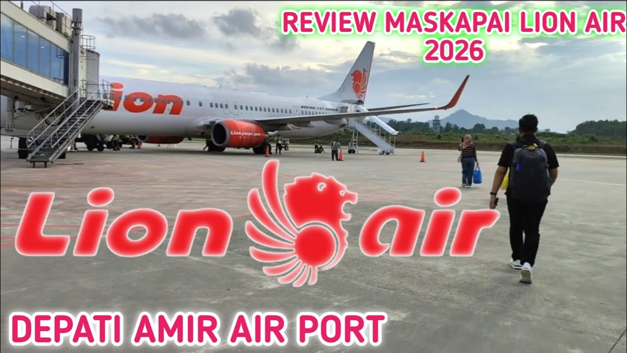 LION AIR ✈️ REVIEW BOARDING GATE 👉 DEPATI AMIR AIRPORT 📌 PANGKAL PINANG BANGKA BELITUNG