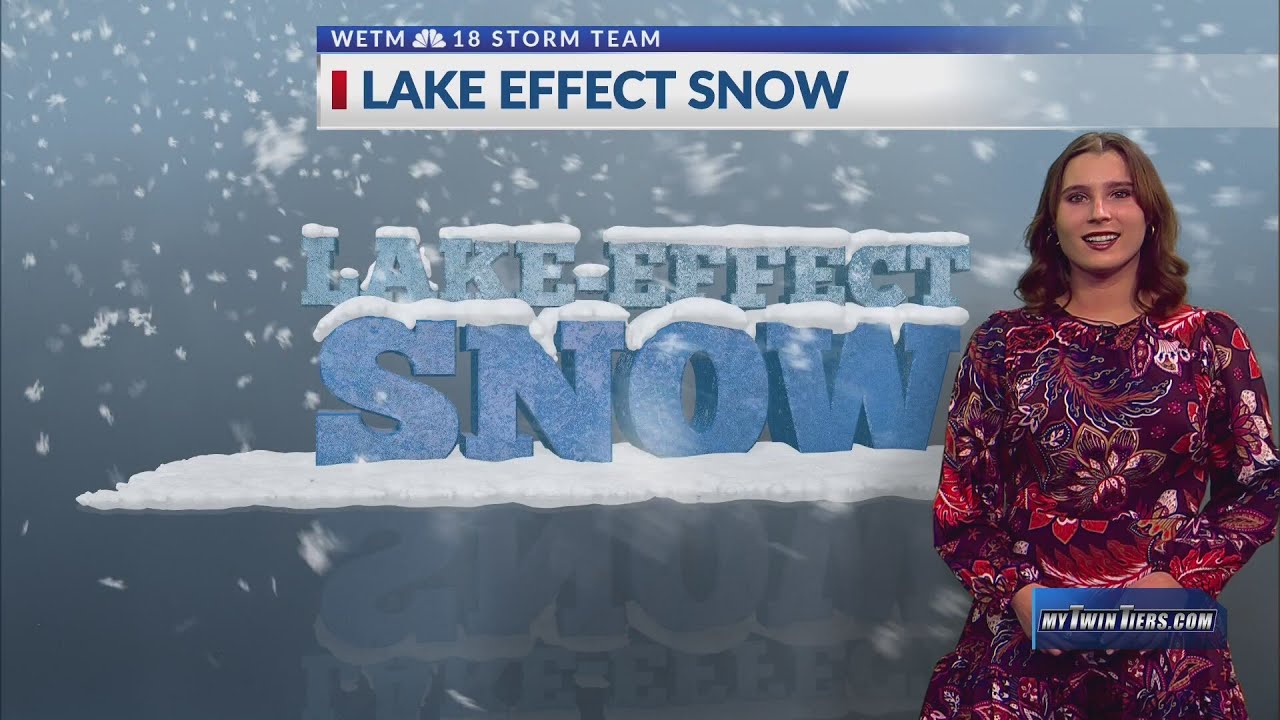 Why do lake effect snow events slowdown in February?