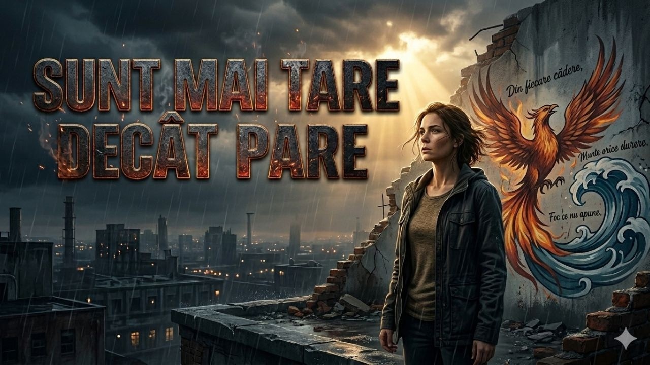 Mesajul care te va ridica atunci când ești jos: Sunt mai tare decât pare