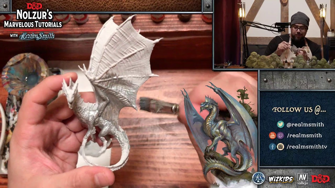 Young Silver Dragon | Nolzur’s Marvelous Tutorials with RealmSmith