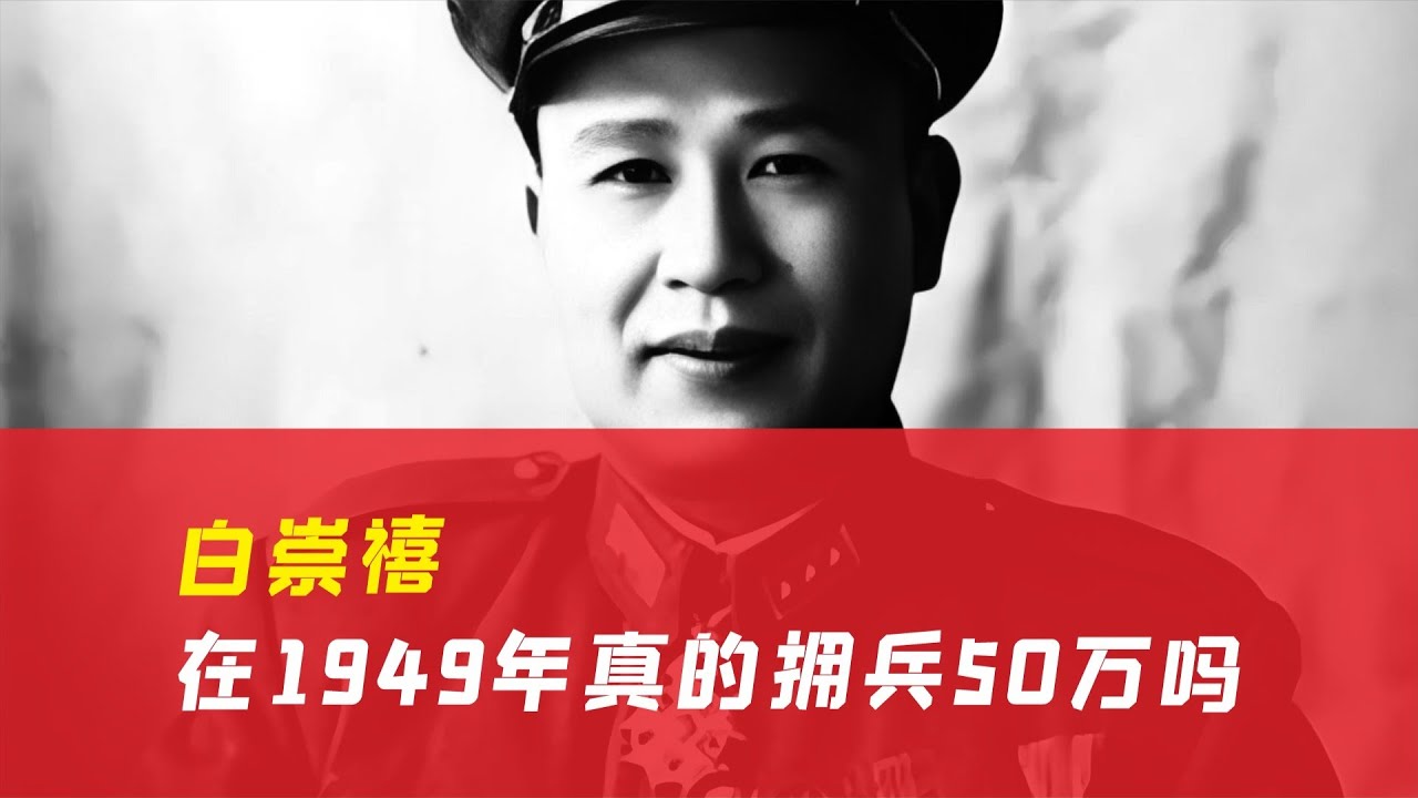 白崇禧1949年真擁50萬大軍嗎？最新研究揭開了謎團 #历史 #战争 #军事 #国军 #抗战