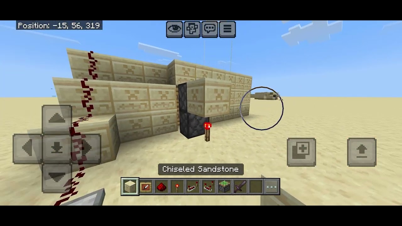 بناء باب سري في #ماين_كرافت #minecraft 