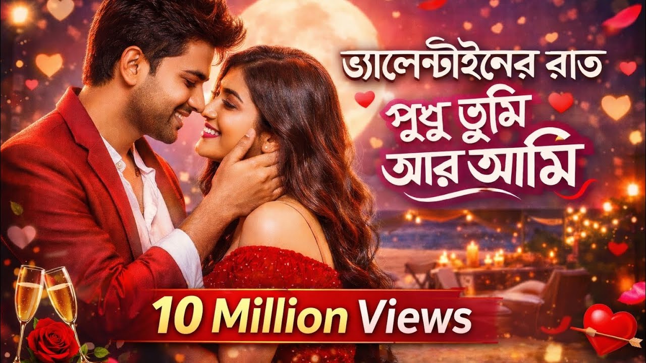 ভ্যালেন্টাইনের রাত, শুধু তুমি আর আমি | Romantic Bengali Valentine Song 2026