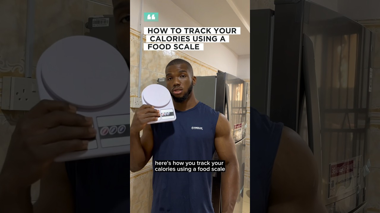 How to track your calories using a food scale #caloriedeficit #fatloss #weightloss #weightlosstips
