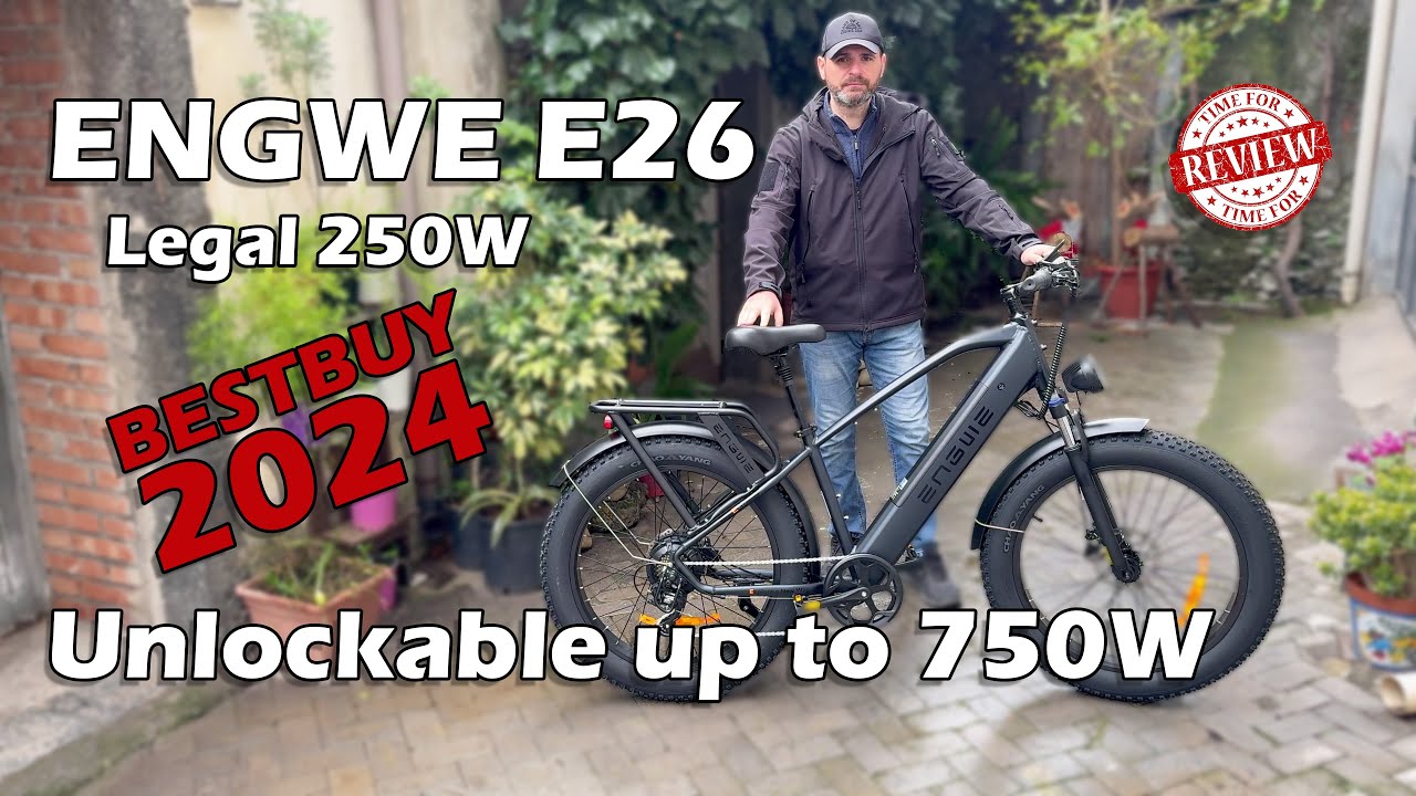 Engwe E26 - Best Electric Bike of 2024 - Legal and Unlockable