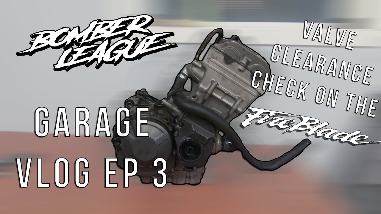 ПРОВЕРКА ЗАЗОРА КЛАПАНОВ [CBR900RR] - GARAGE VLOG EP 3