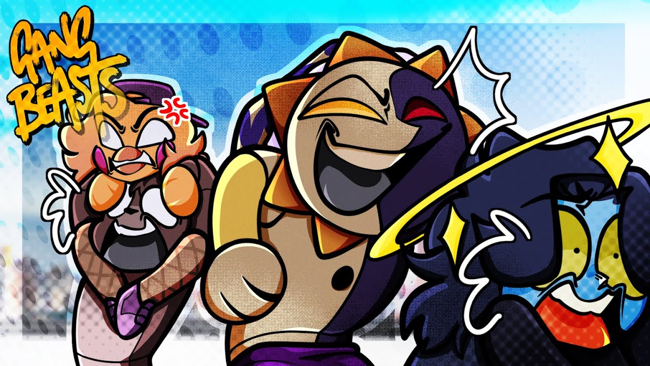 Husbands VS Wives!? - Gang Beasts With Eclipse and Saturn!