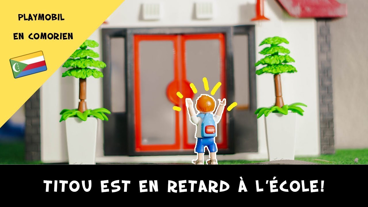Apprendre à compter en comorien avec Titou est en retard à l'école
