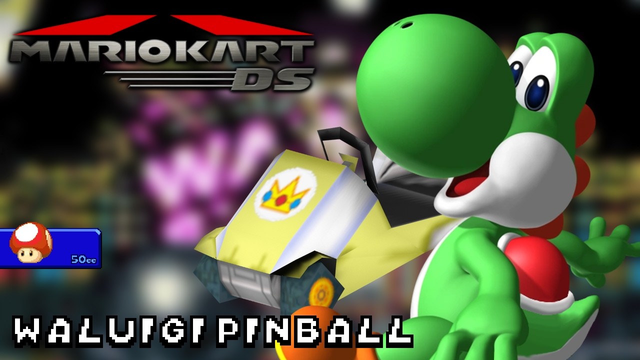 Mario Kart DS - 50cc - Yoshi - Light Tripper - Waluigi Pinball | Ep. 3719