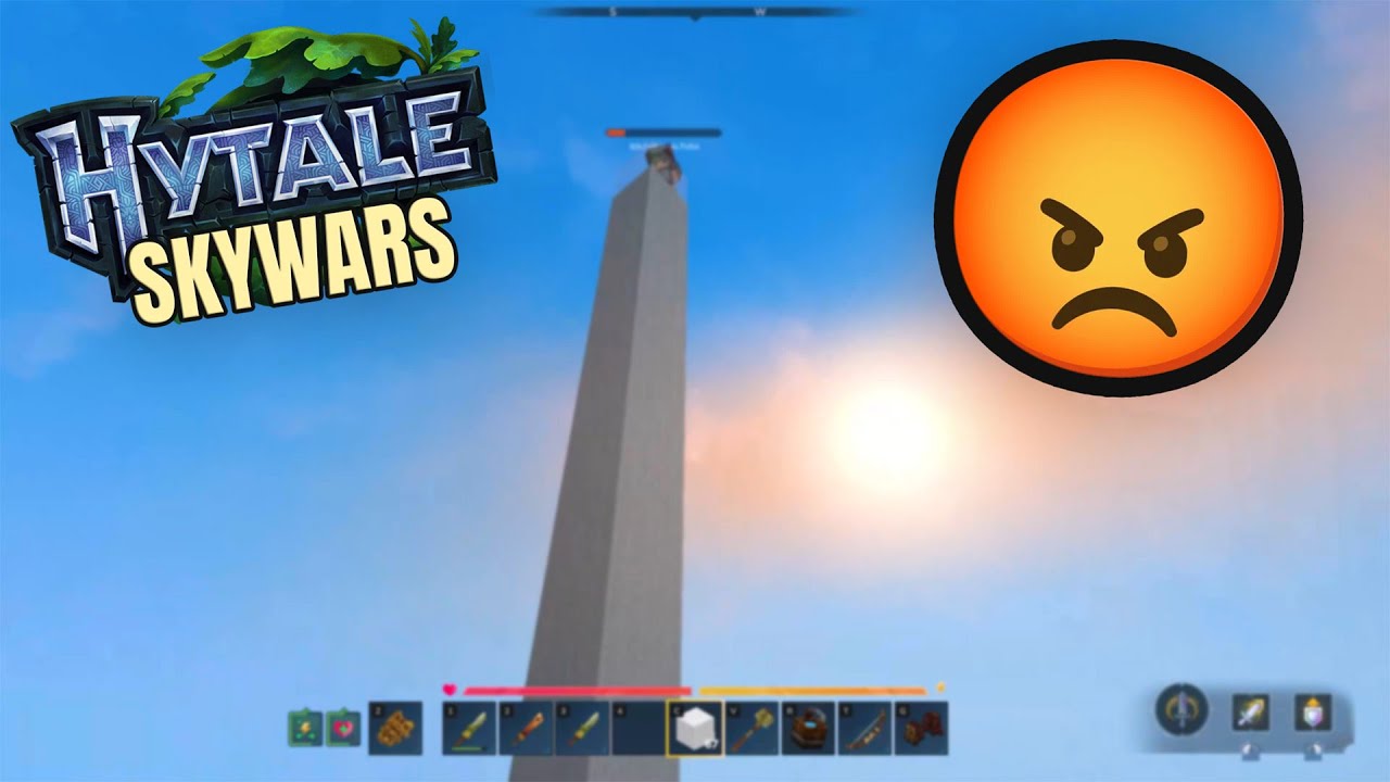 RAGE QUIT. | HYTALE SKYWARS #3