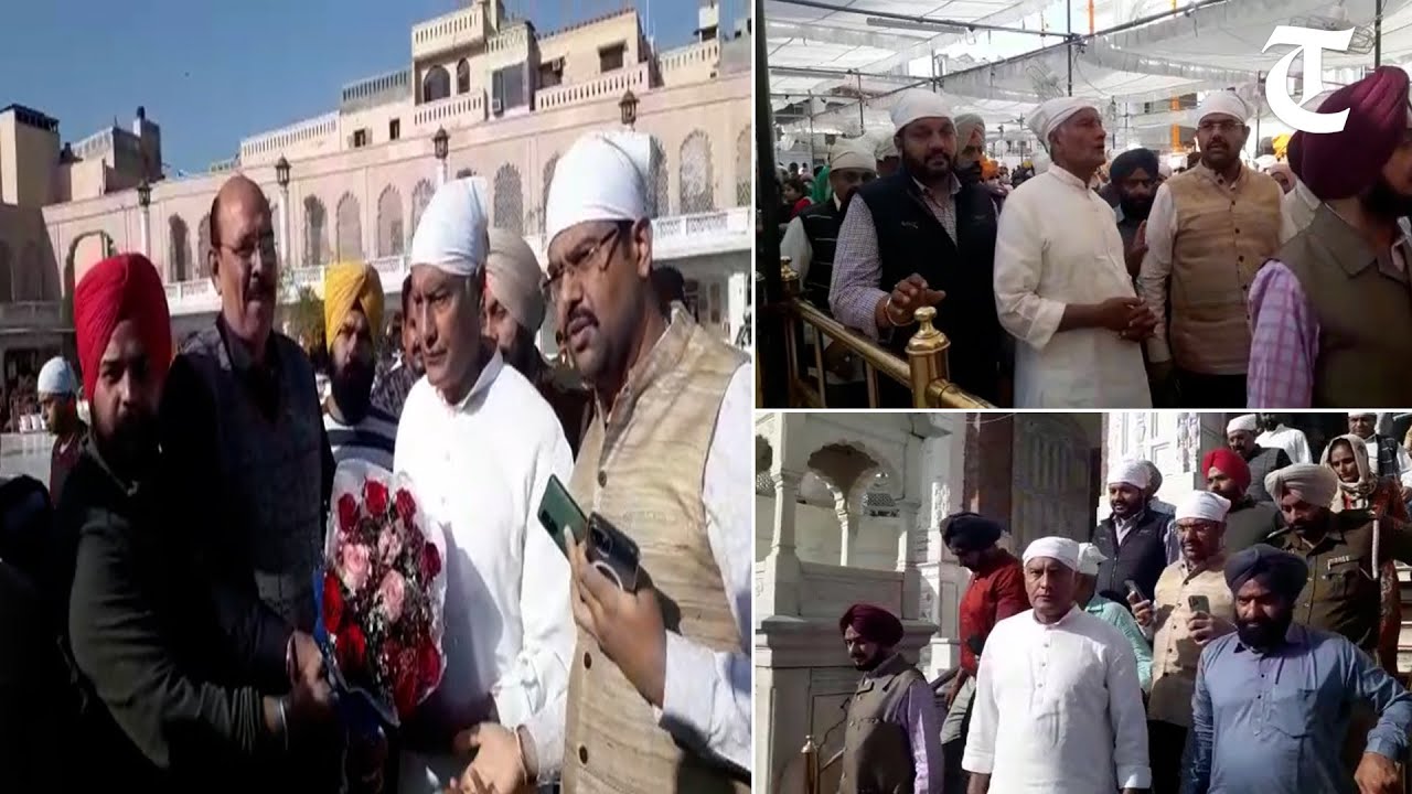 Former Congress PCC chief Sunil Jakhar visits Golden Temple in Amritsar