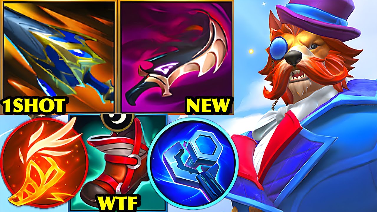 Wild Rift China Nasus Mid | 20KILL PENTA!? INSANE Sundered Sky ONE SHOT NASUS Build & Runes