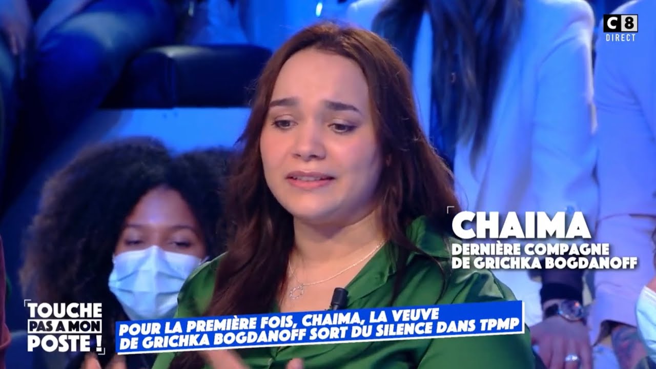 TPMP : Chaima , La derni&egrave;re compagne Grichka Bogdanoff sort du silence et fond en larmes