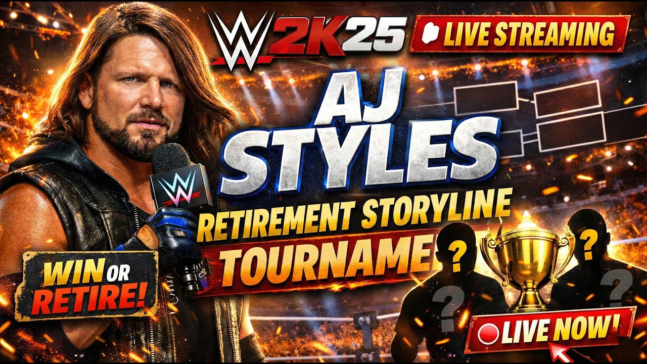 Is This The End of AJ Styles? 💔 Retirement Storyline (WWE 2K25)