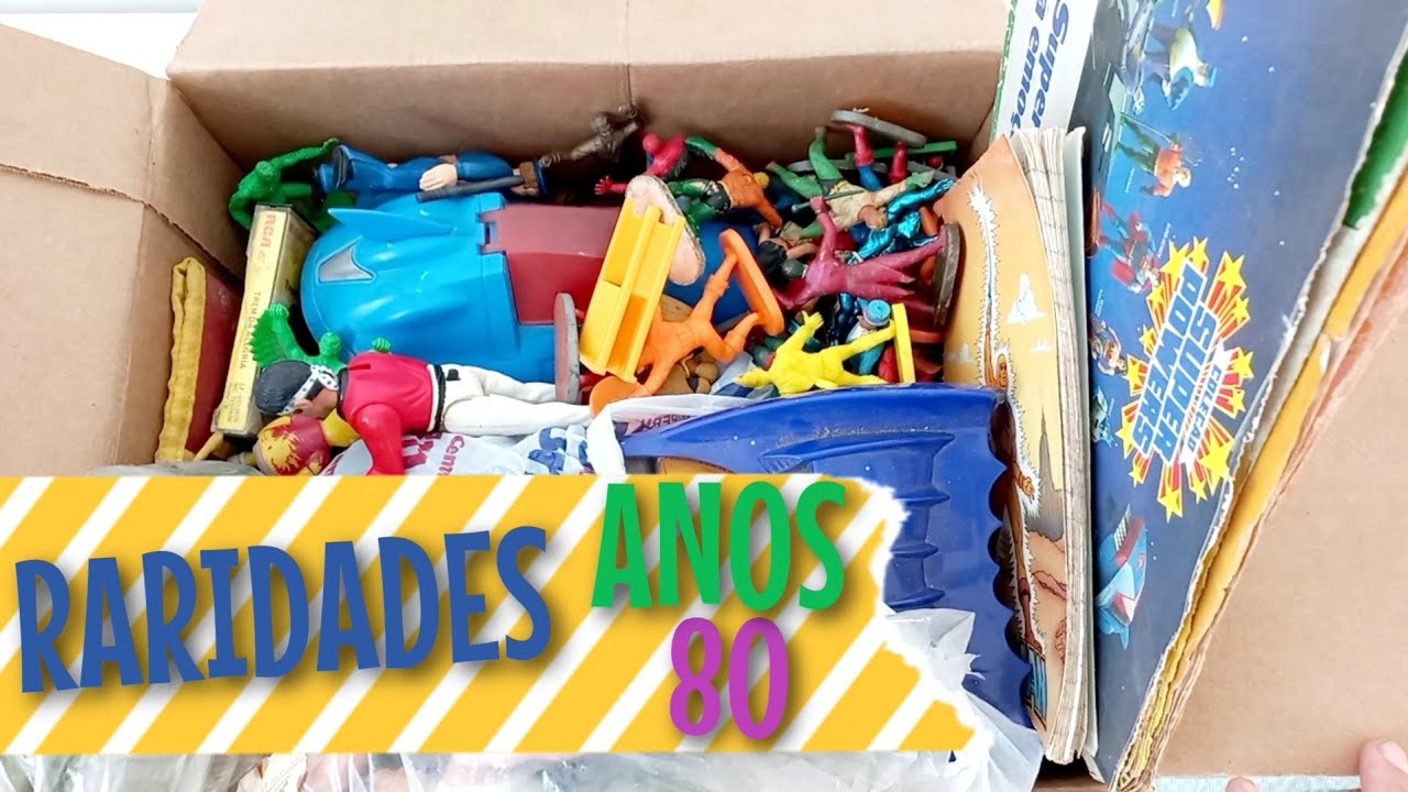PERDIDOS NO SÓTÃO: RARIDADES DOS ANOS 80 - SUPERPOWERS, RAMBO, KARATE KID, SECRET WARS, GULLIVER...