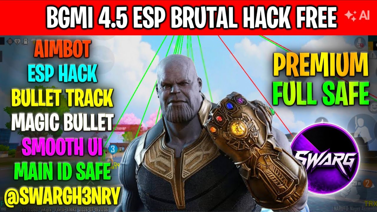 BGMI HACK 4.5 | BGMI 4.5 MOD APK | BGMI ESP HACK | BGMI NEW HACK TODAY | HOW TO HACK BGMI HACK