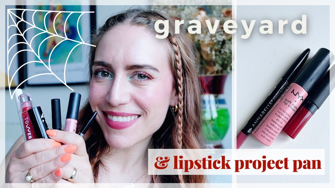 GRAVEYARD PROJECT PAN / 2024 Lipstick Project Pan! Successful Panning & New Empties