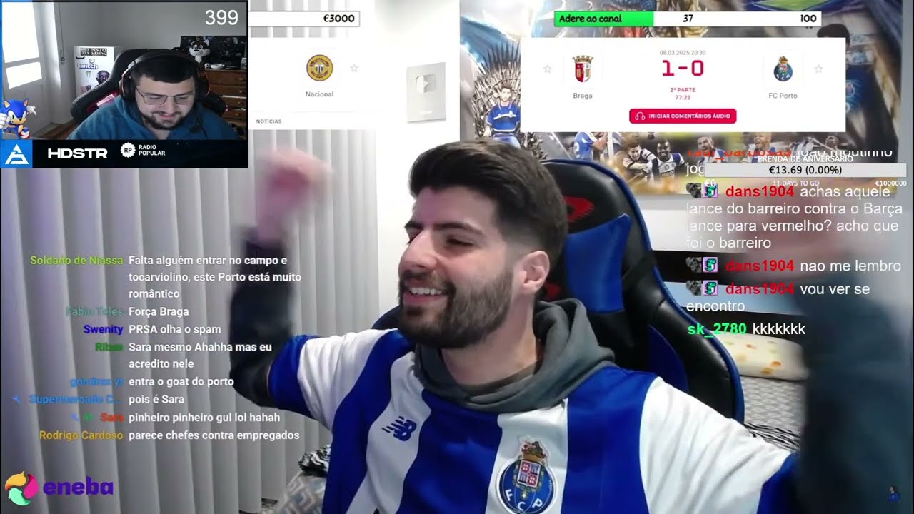 Rui Pinto react O RAGE PASSOU DOS LIMITES (DESCULPA TECLADO) | REAÇÕES DE BRUNO ALVES AO BRAGA 1-0