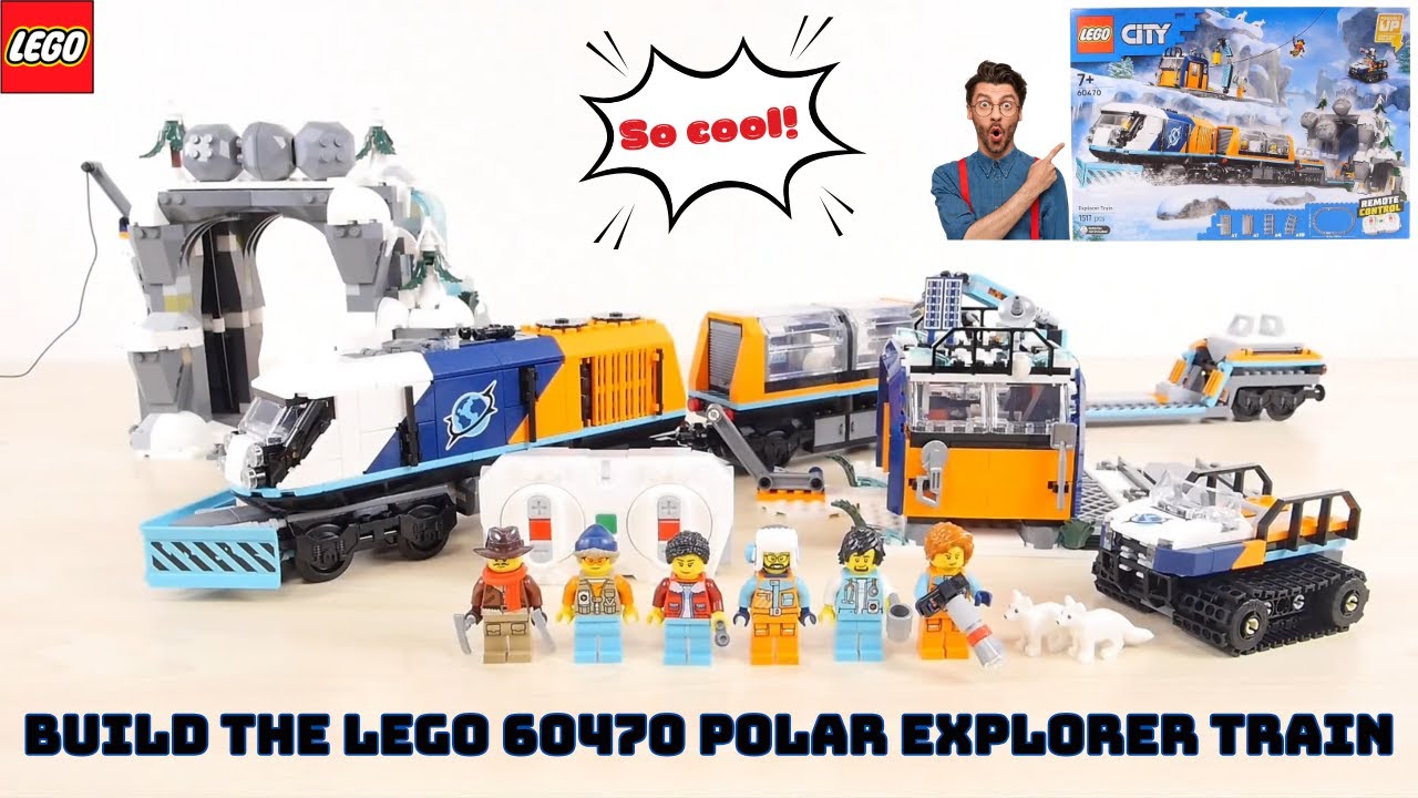 I Didn’t Expect This LEGO Polar Train to Be This Good! #legobuild #lego #legomoc #legocity