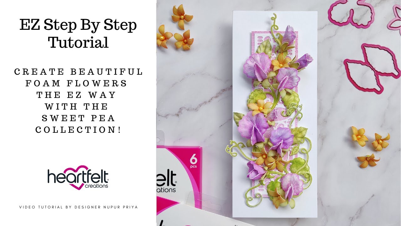 EZ Step by Step Tutorial: Create Beautiful Foam Flowers the EZ Way!