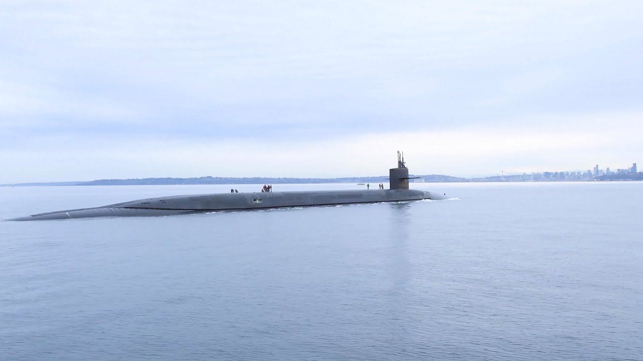 USS Louisiana Transits Puget Sound