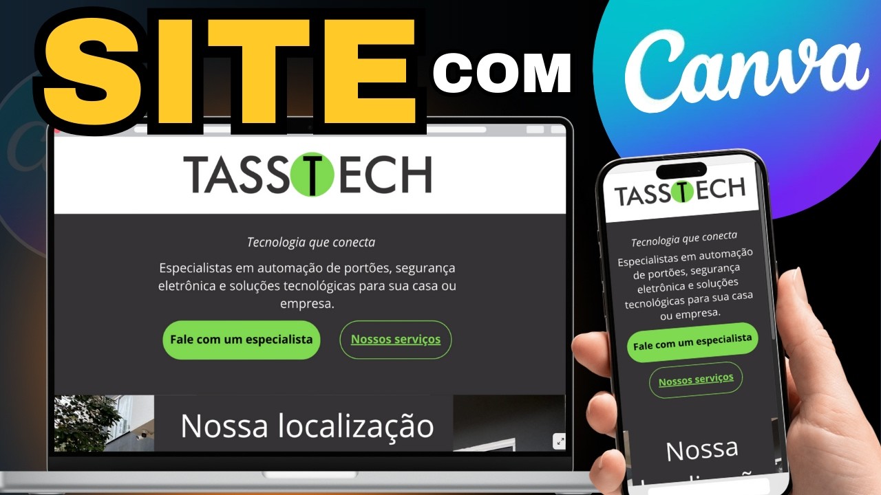 Crie Site Profissional para Empresa no Canva (Sem Saber Nada de Programação!)