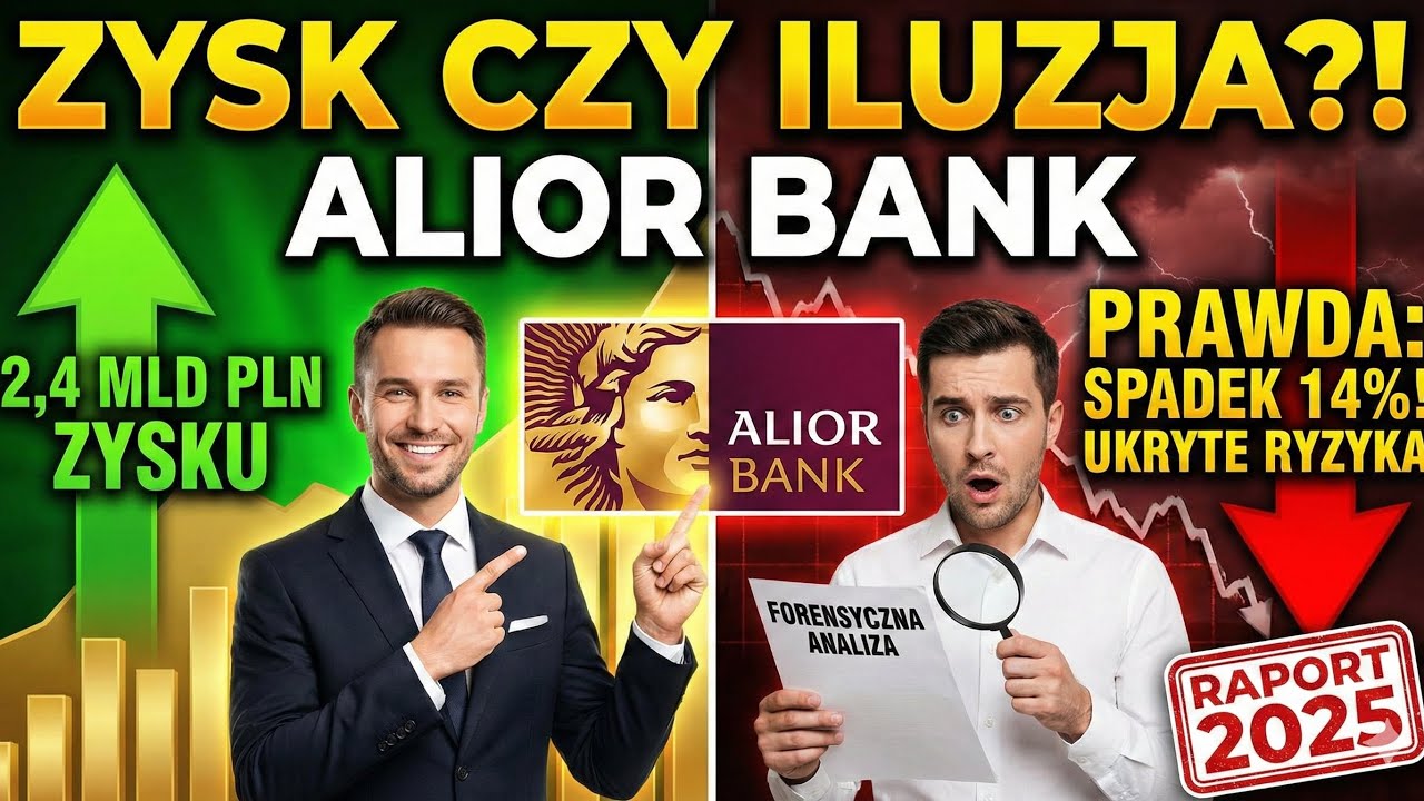 Alior Bank: UKRYTA PRAWDA o zysku 2,4 mld PLN! Forensyczna analiza 2025 🚨