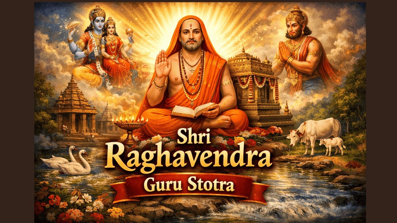 Shri Raghavendra Stotram | Powerful Guru Mantra for Miracles, Peace & Blessings
