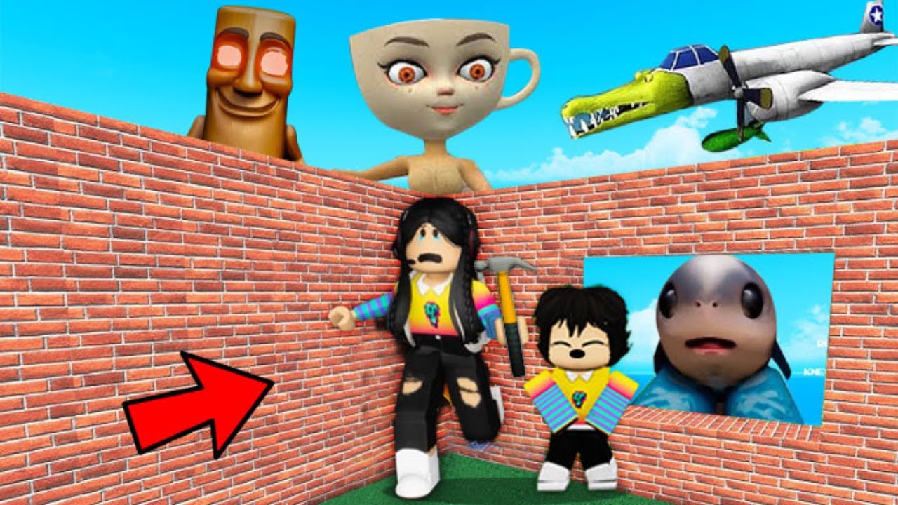 CONSTRUYE para sobrevivir a Brainrot italiano EXTREMO roblox | Hacemos casas temáticas | paolazgames