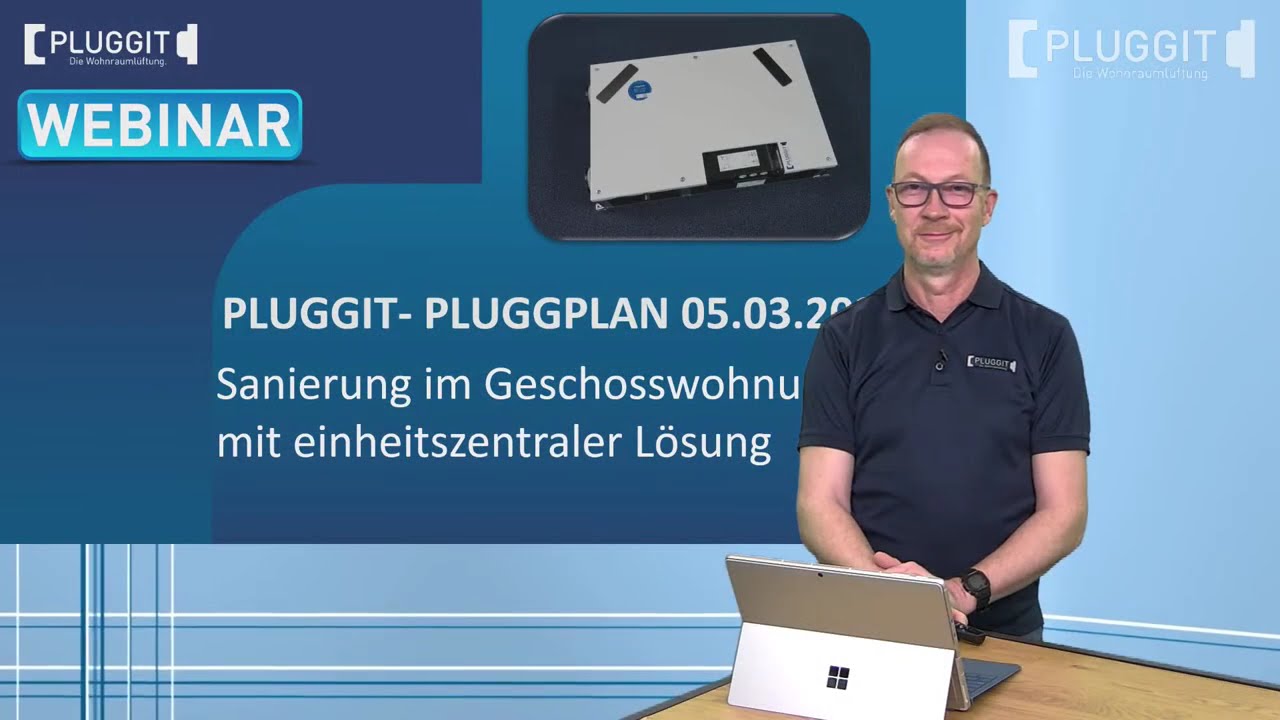 PluggPlan Sanierung im Geschosswohnungsbau mit einheitszentraler Lösung
