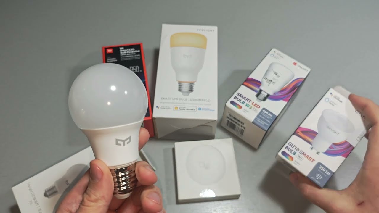 Обзор лампочек Xaiomi и Yeelight + обзор на беспроводной переключатель Xiaomi